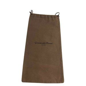 Gianvito Rossi Storage Drawstring Dust Bag Brown 14.5" x 7.4"